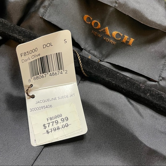 Coach Jacqueline Lamb suede jacket - Picture 4 of 8